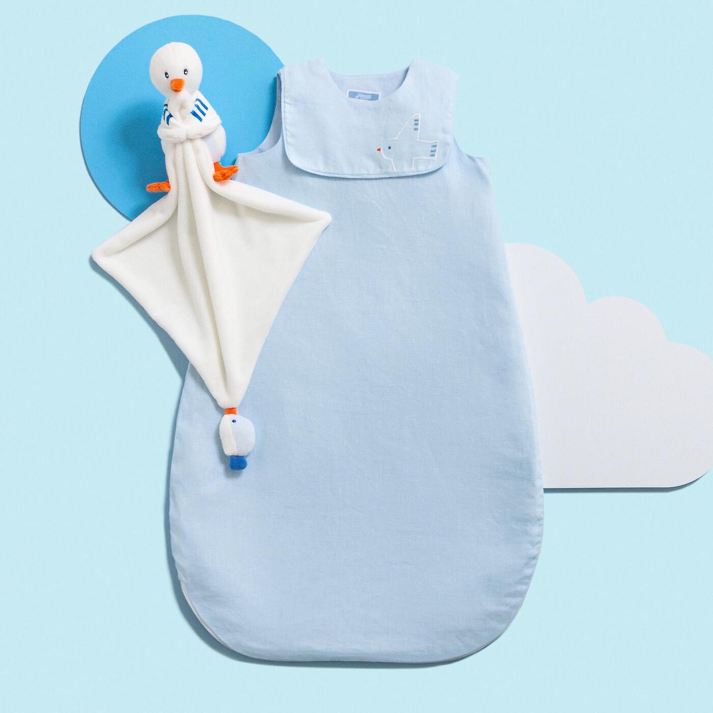 Doudou mouette blanc/bleu de null - Main Image