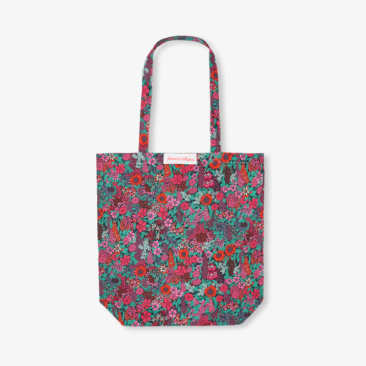 Sac tissu en tissu Liberty Jacadi x Tohana rose/multico de null