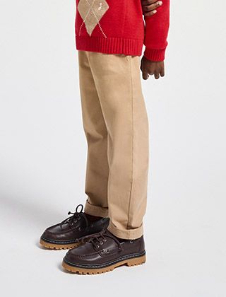 Pantalon coupe chino garçon