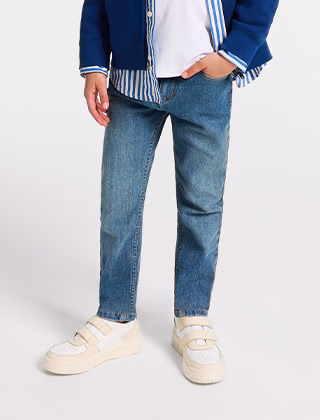 Pantalon coupe droite garçon