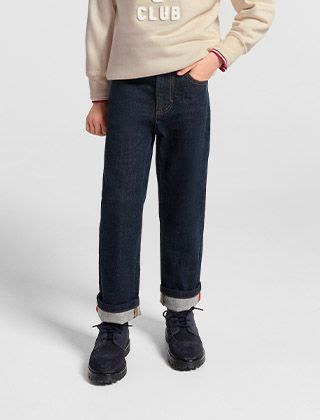 Pantalon coupe large garçon