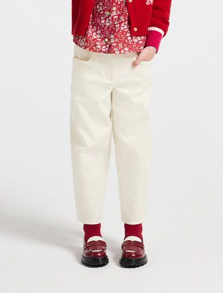 Pantalon coupe barrel