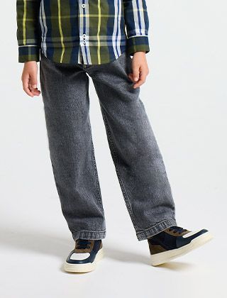 Pantalon coupe baggy garçon