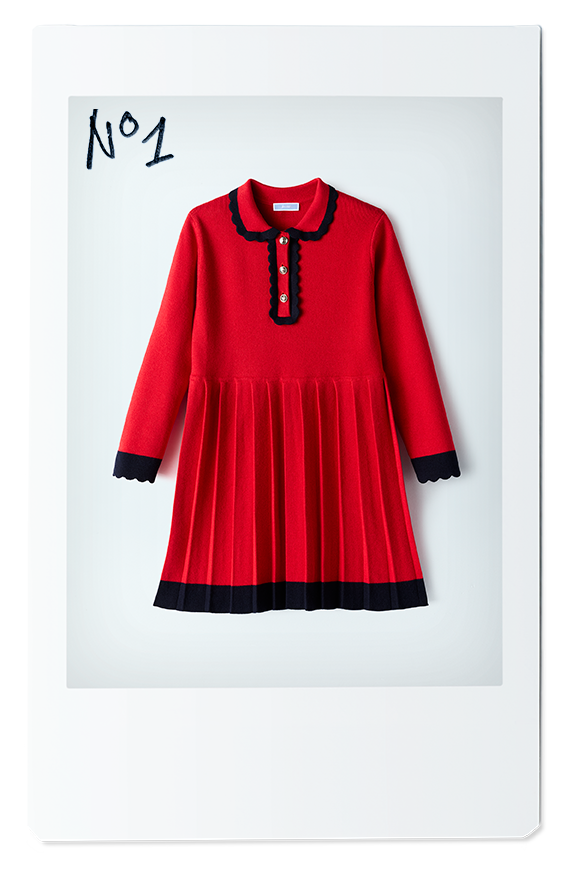 La robe maille enfant fille