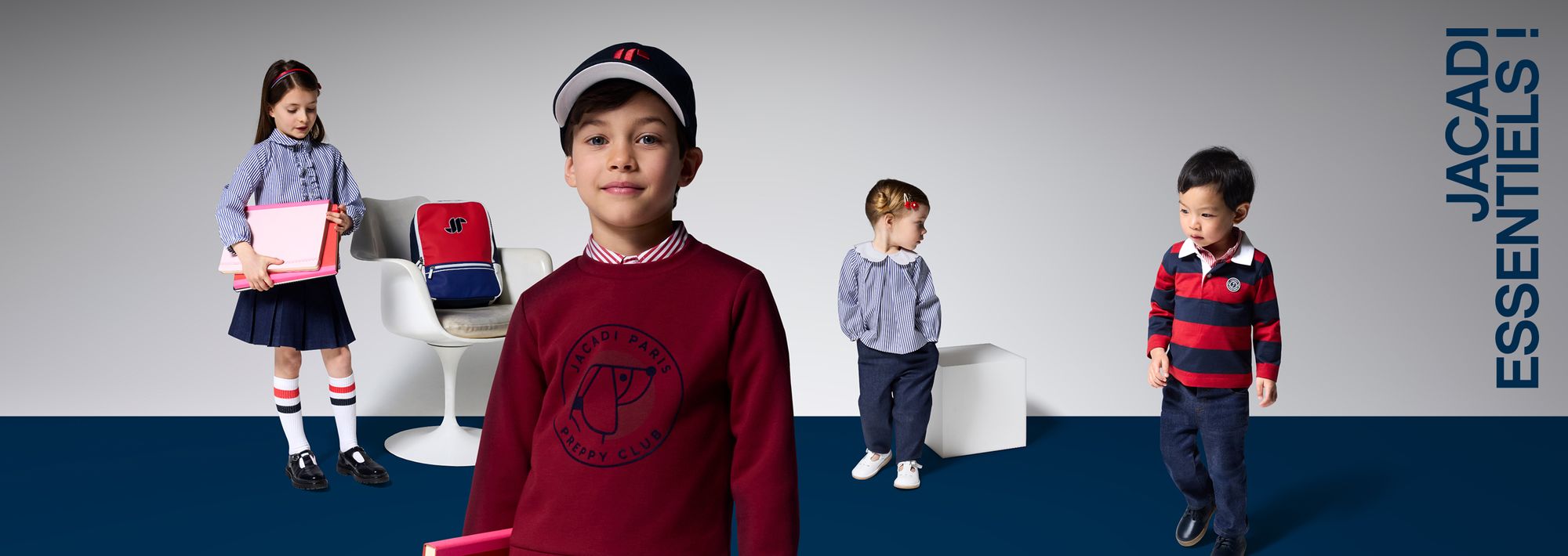 La collection d’Essentiels fille et garçon