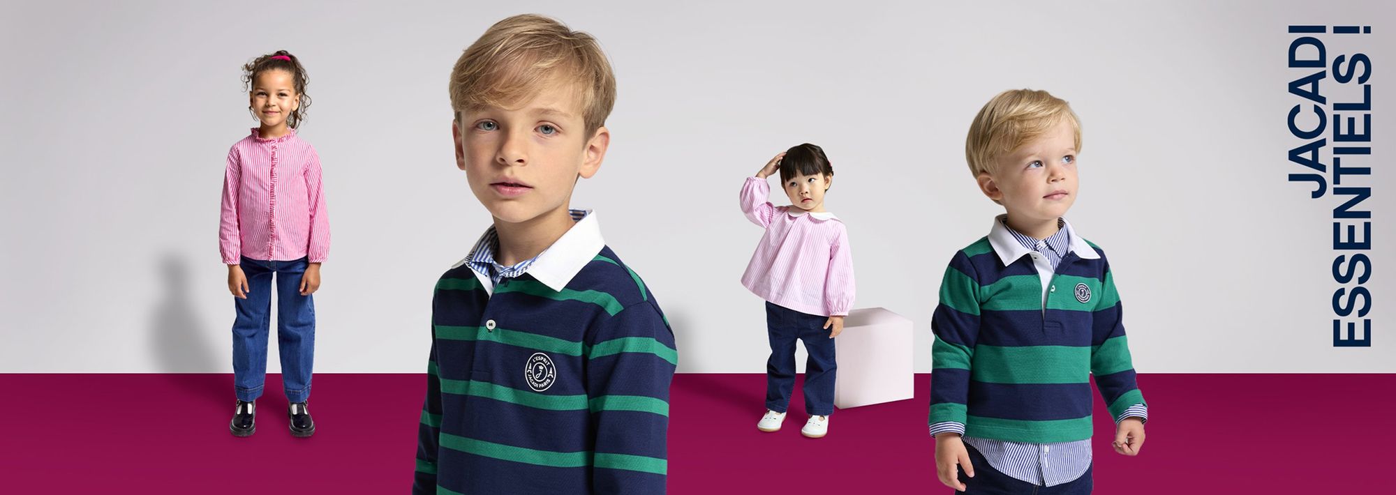 La collection d’Essentiels fille et garçon
