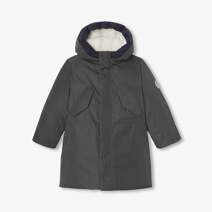Parka enfant garçon - ardoise