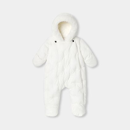 Combinaison pilote blanc doux