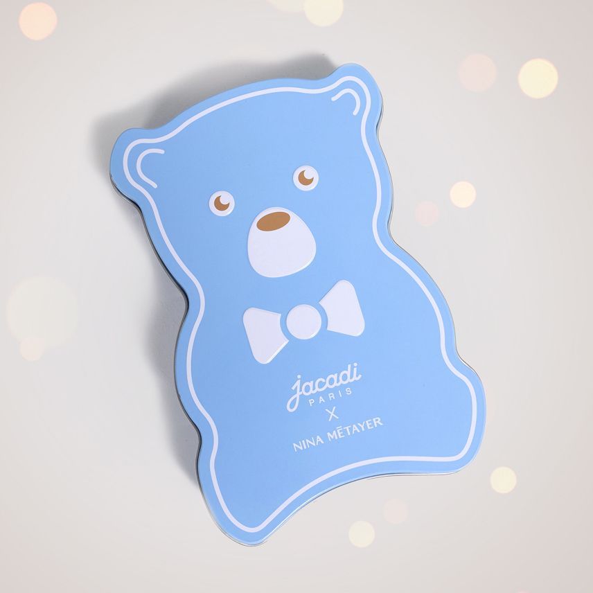 La boîte d’oursons de Noël à retrouver dans une sélection de boutiques Jacadi Paris