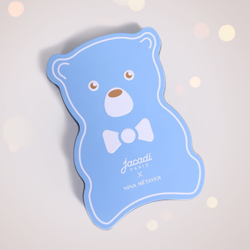 La boîte d’oursons de Noël à retrouver dans une sélection de boutiques Jacadi Paris