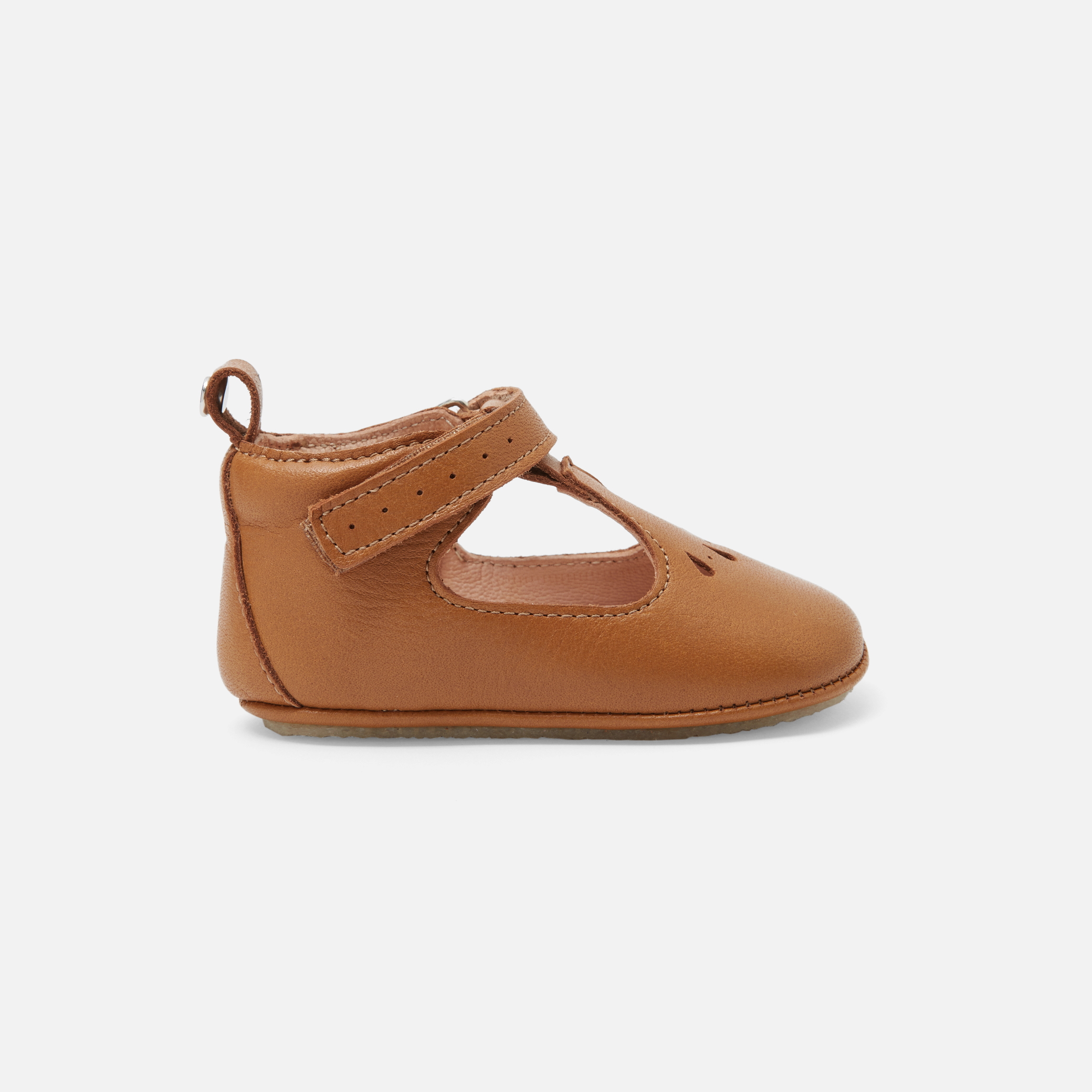 Jacadi - Chaussons souples salomés bébé - Naturel - Taille: 22