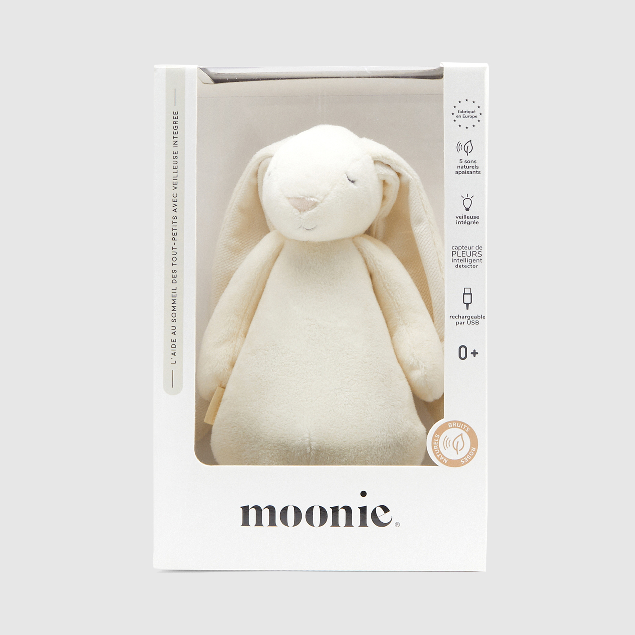 Jacadi - Veilleuse lapin Moonie - Blanc