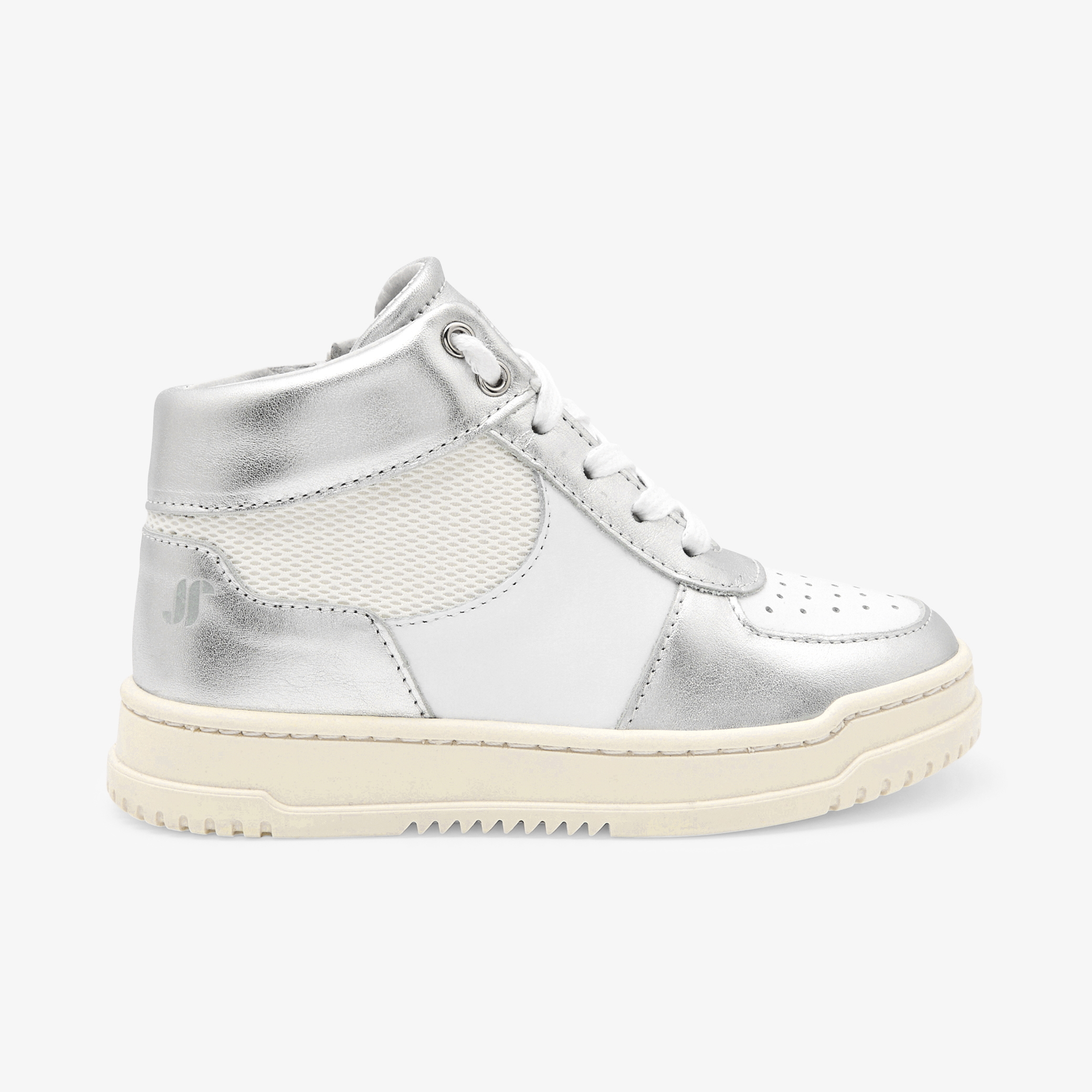Jacadi - Tennis montantes pour fille - Argent - Taille: 36