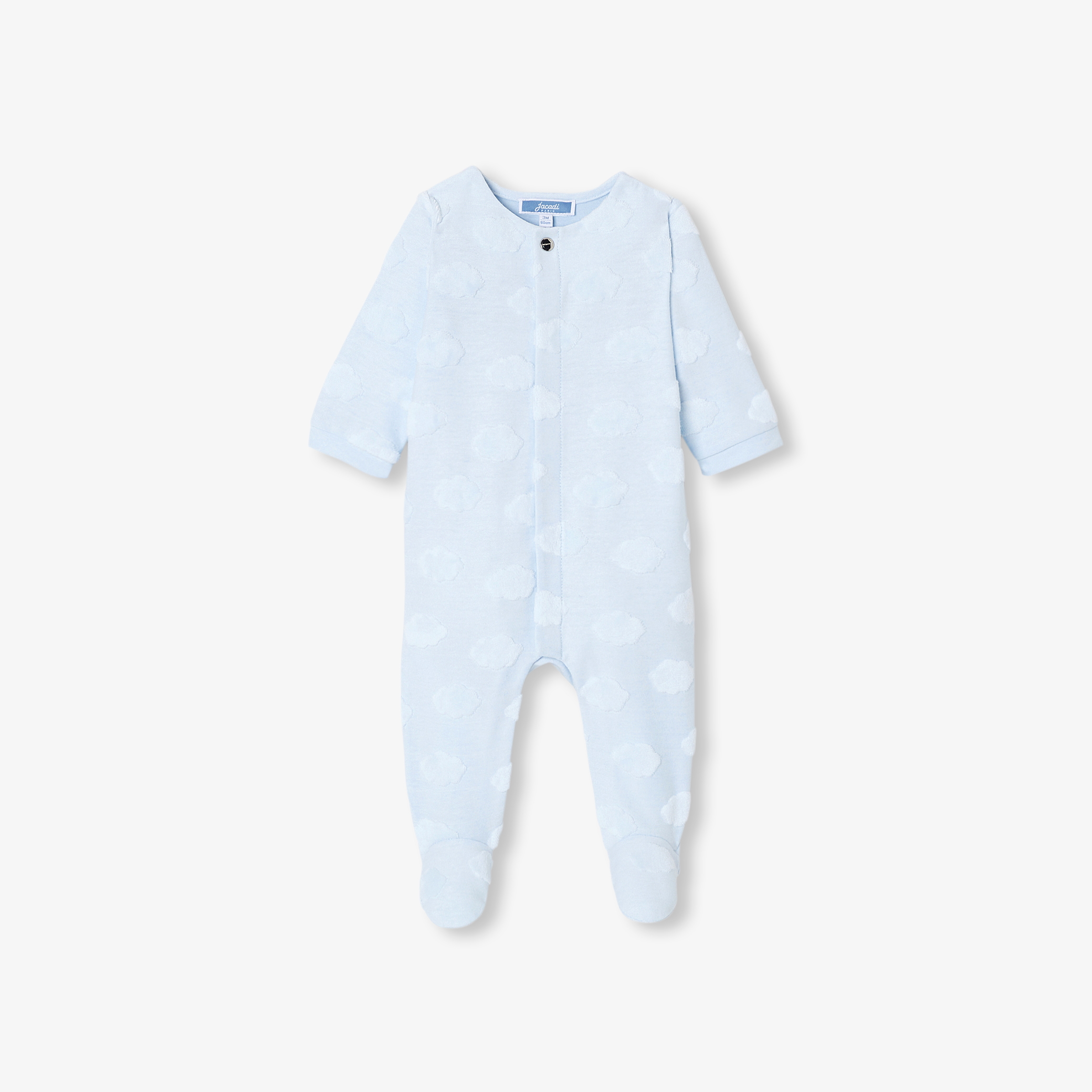Jacadi - Pyjama pour bébé en jersey - Bleu - Taille: 09M - Idéal Cadeau naissance