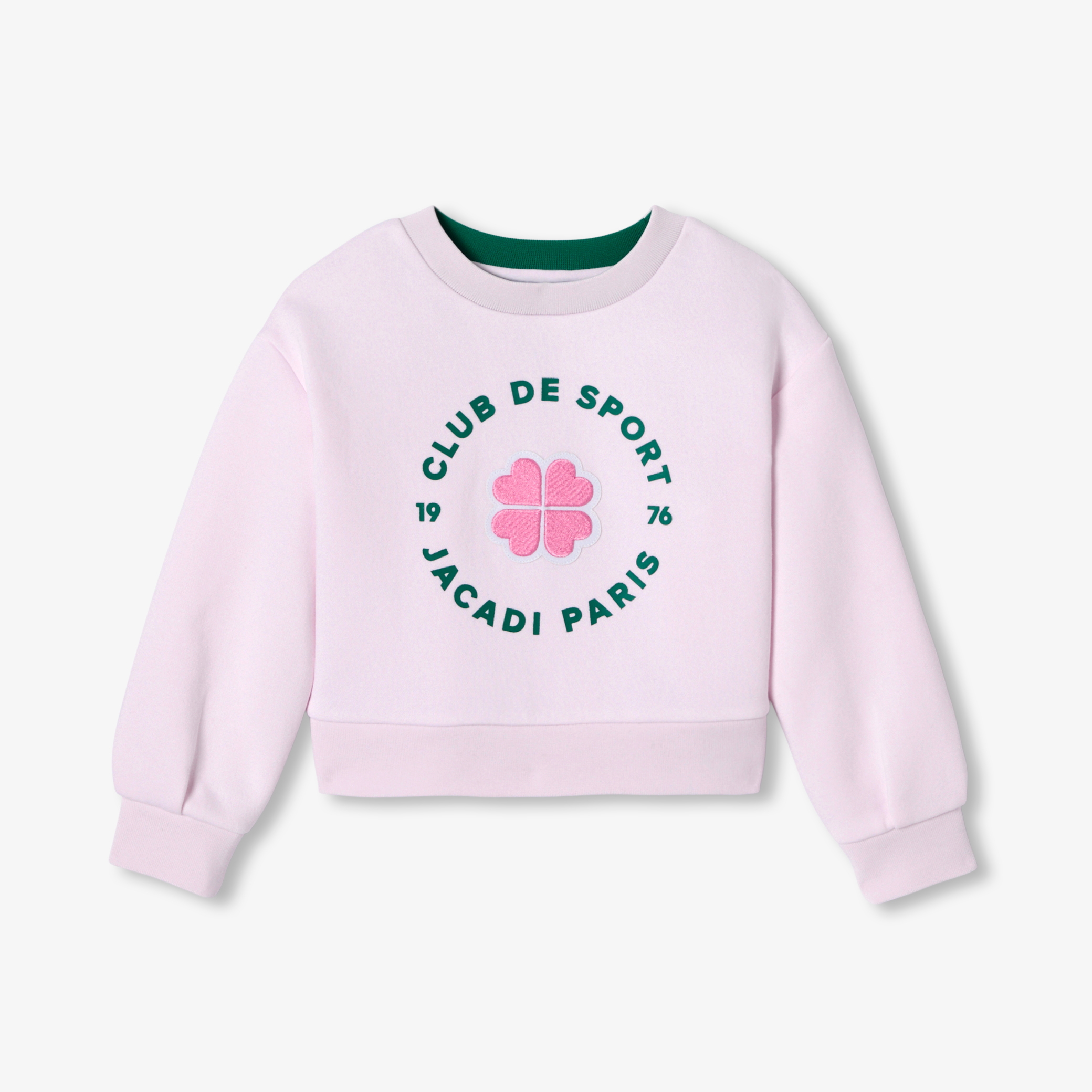 Jacadi - Sweat pour fille en molleton - Rose - Taille: 04A