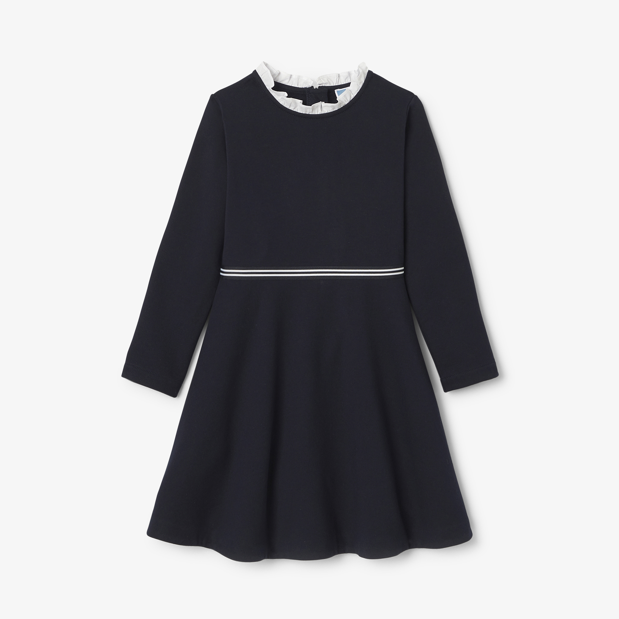 Jacadi - Robe pour fille en molleton - Bleu - Taille: 08A