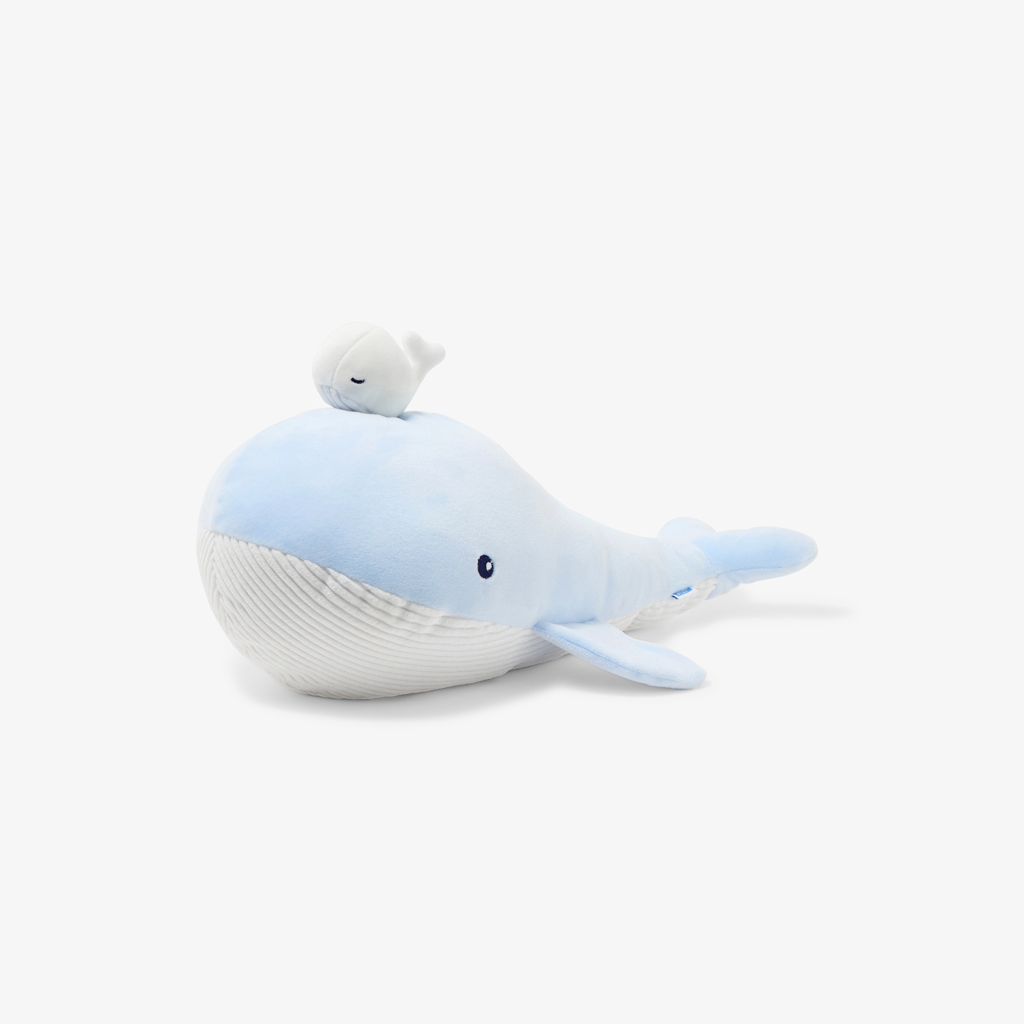 Jacadi - Peluche d'activités baleine - Blanc/Bleu