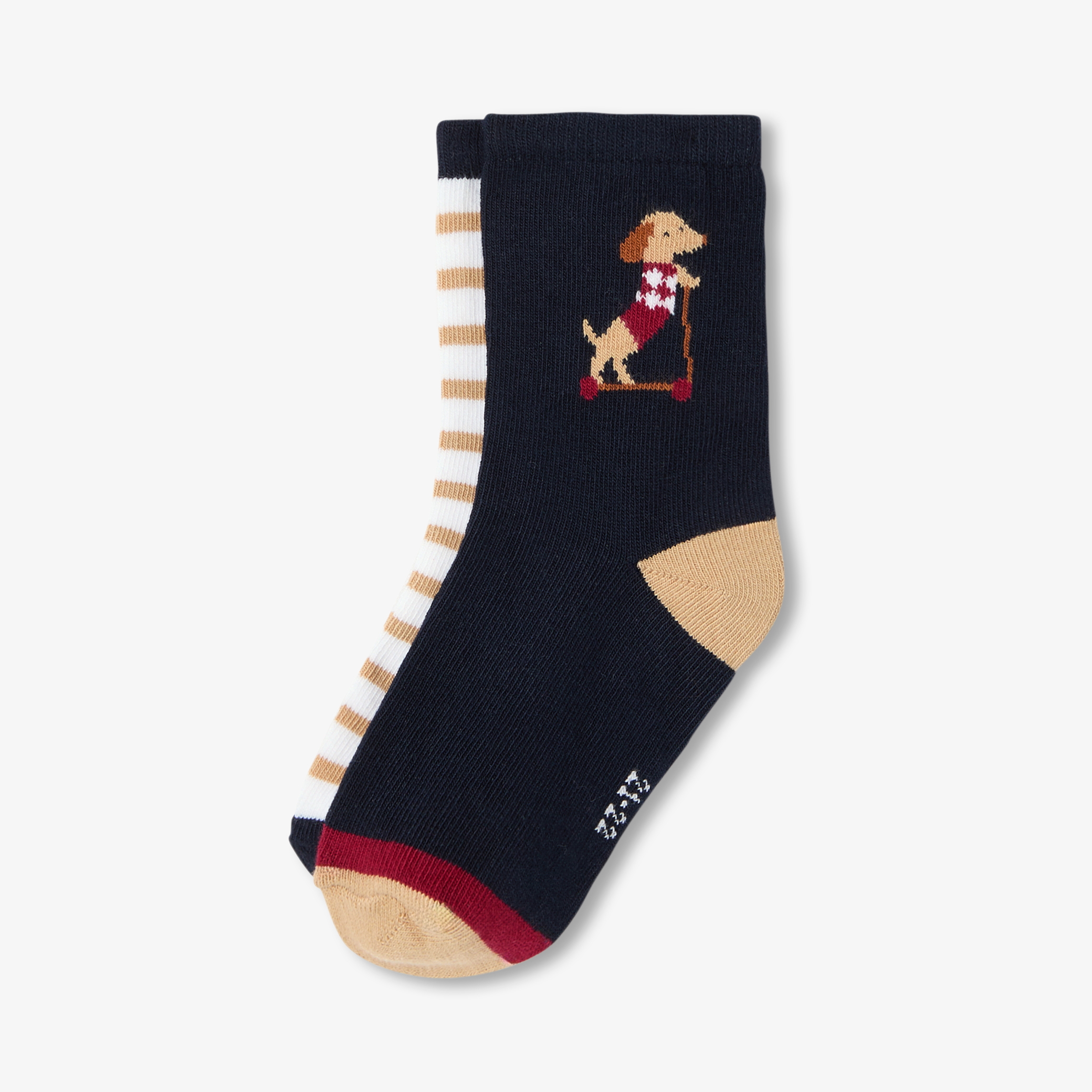 Jacadi - Duo de chaussettes pour bébé - Multicouleur - Taille: 23/24