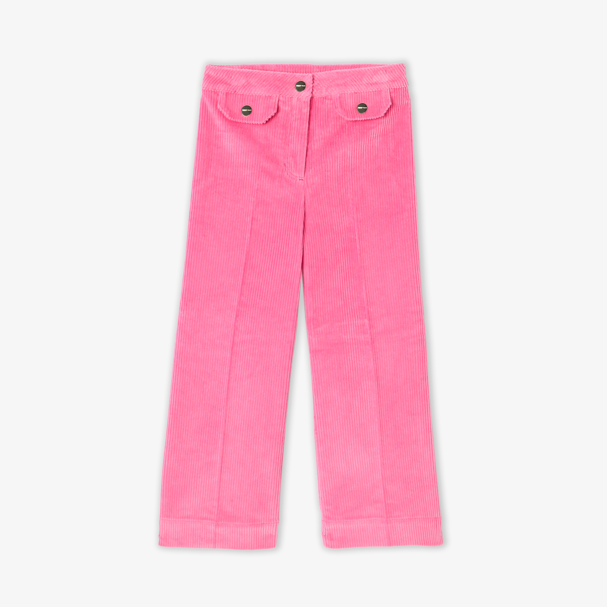 Jacadi - Pantalon pour fille en velours côtelé - Fuschia - Taille: 03A