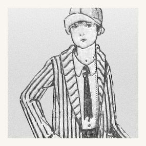 La rayure marine dans le vestiaire enfant