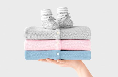 Cardigans en laine bébé