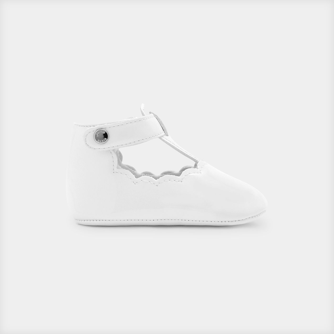 Salomés vernis bébé fille Blanc Jacadi Paris - Main Image