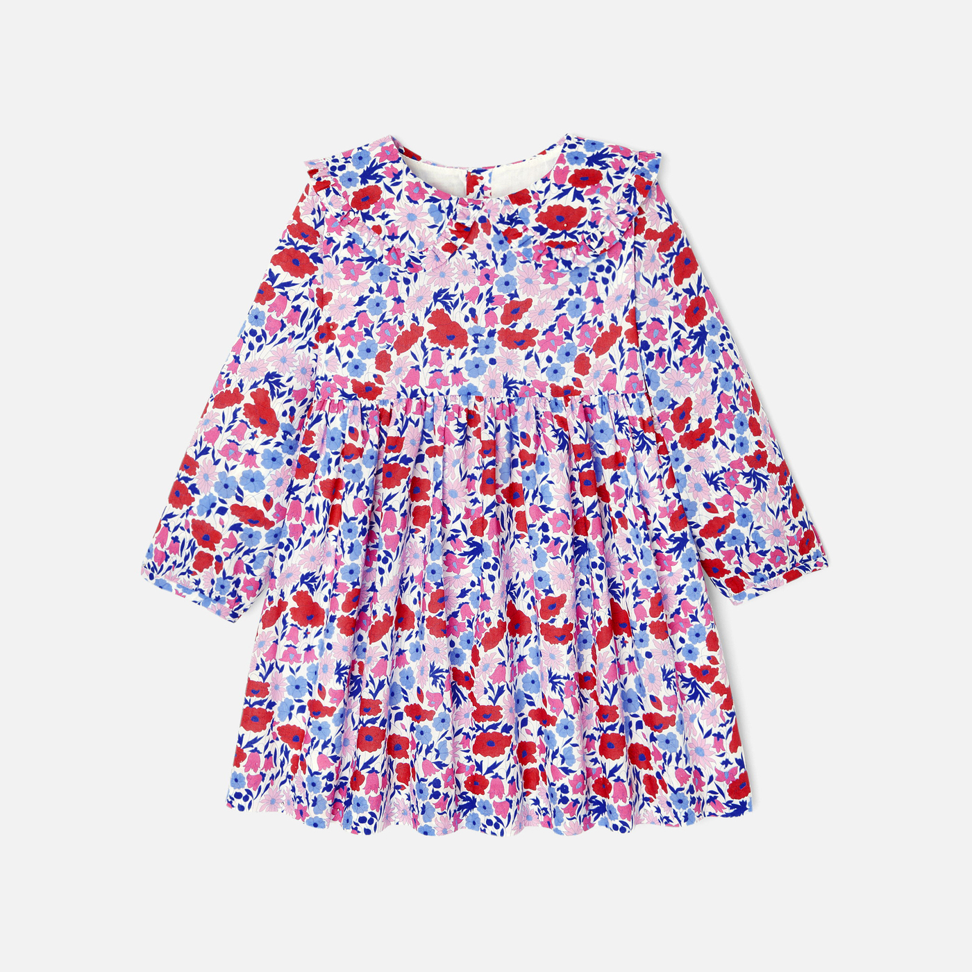 Robe bébé fille en tissu Liberty Blanc/multico Jacadi Paris