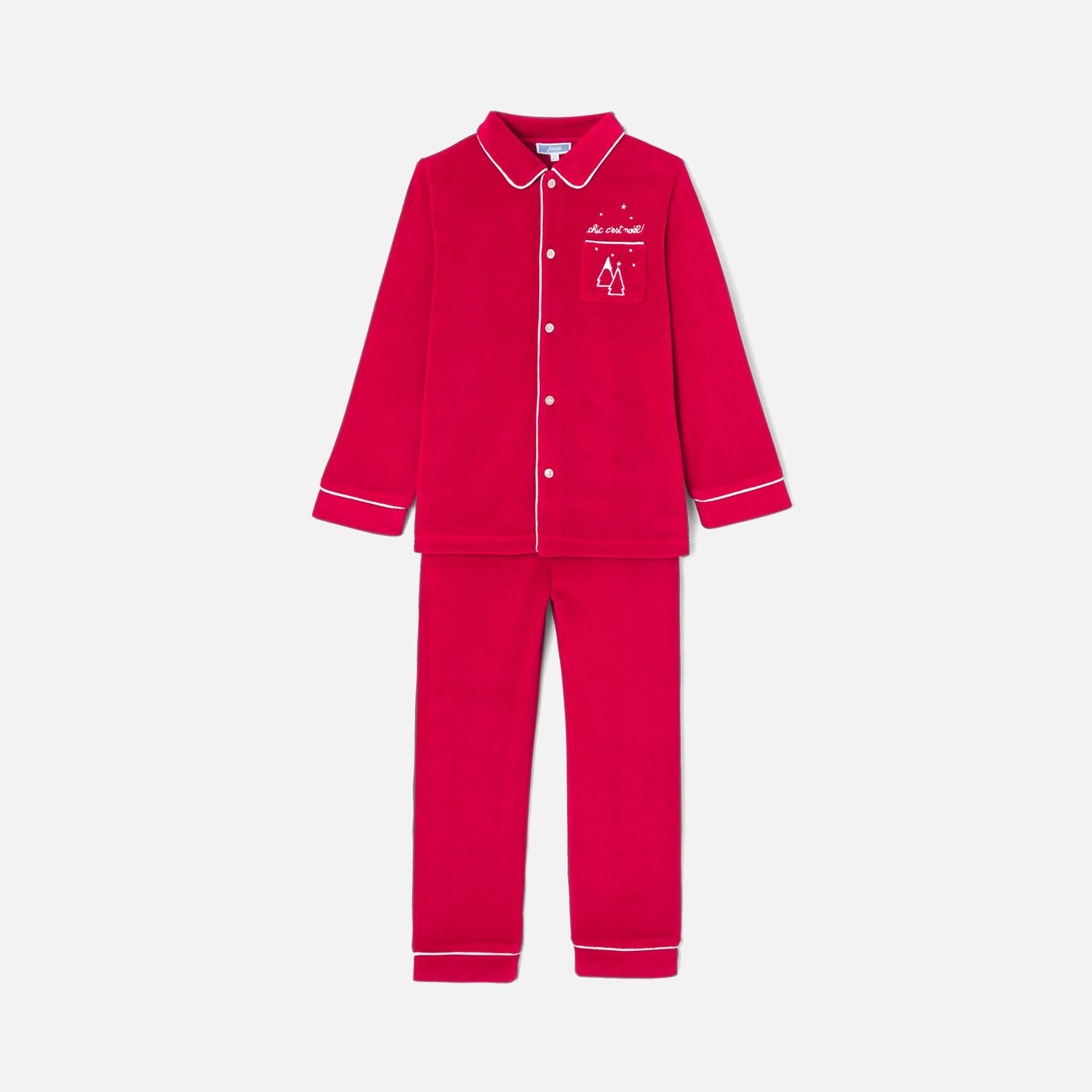 Pyjama de Noël enfant garçon Rouge pavot Jacadi Paris