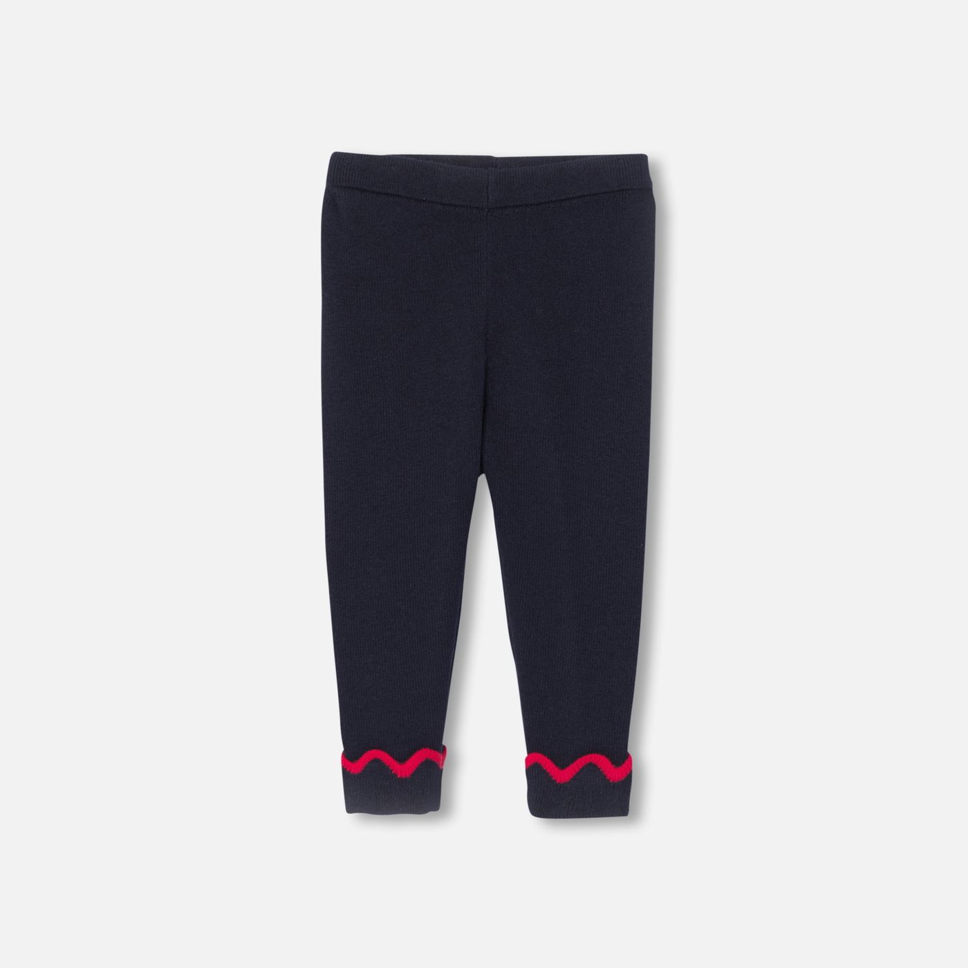 Pantalon bébé fille en tricot Marine Jacadi Paris