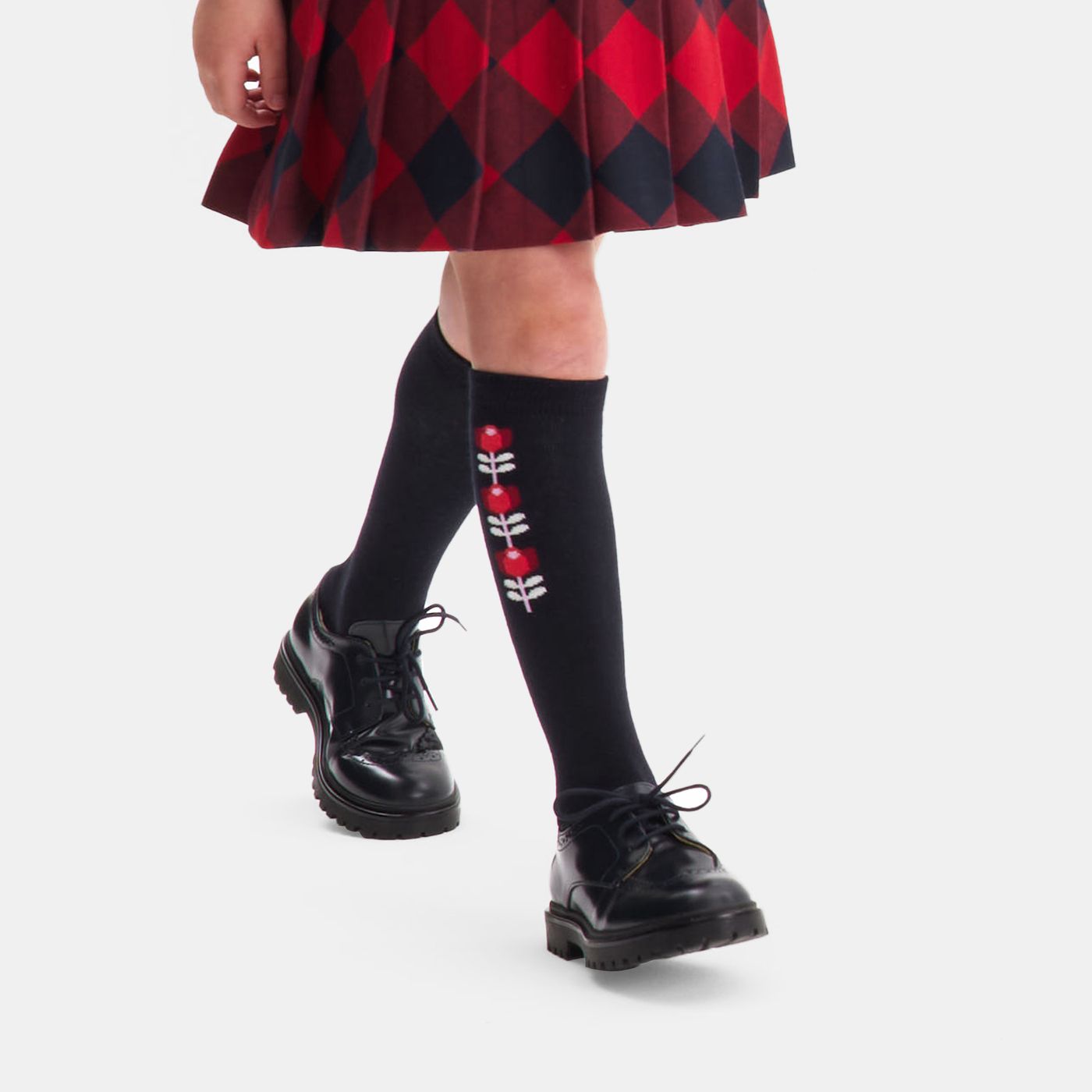 Des Chaussettes Jupe Et Grande Chaussette Dames Cuisse Haute