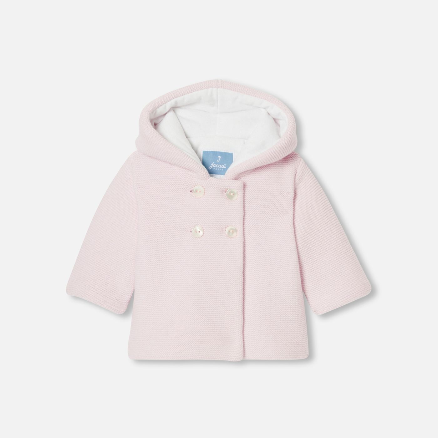 Veste bébé fille doublée Rose pale Jacadi Paris