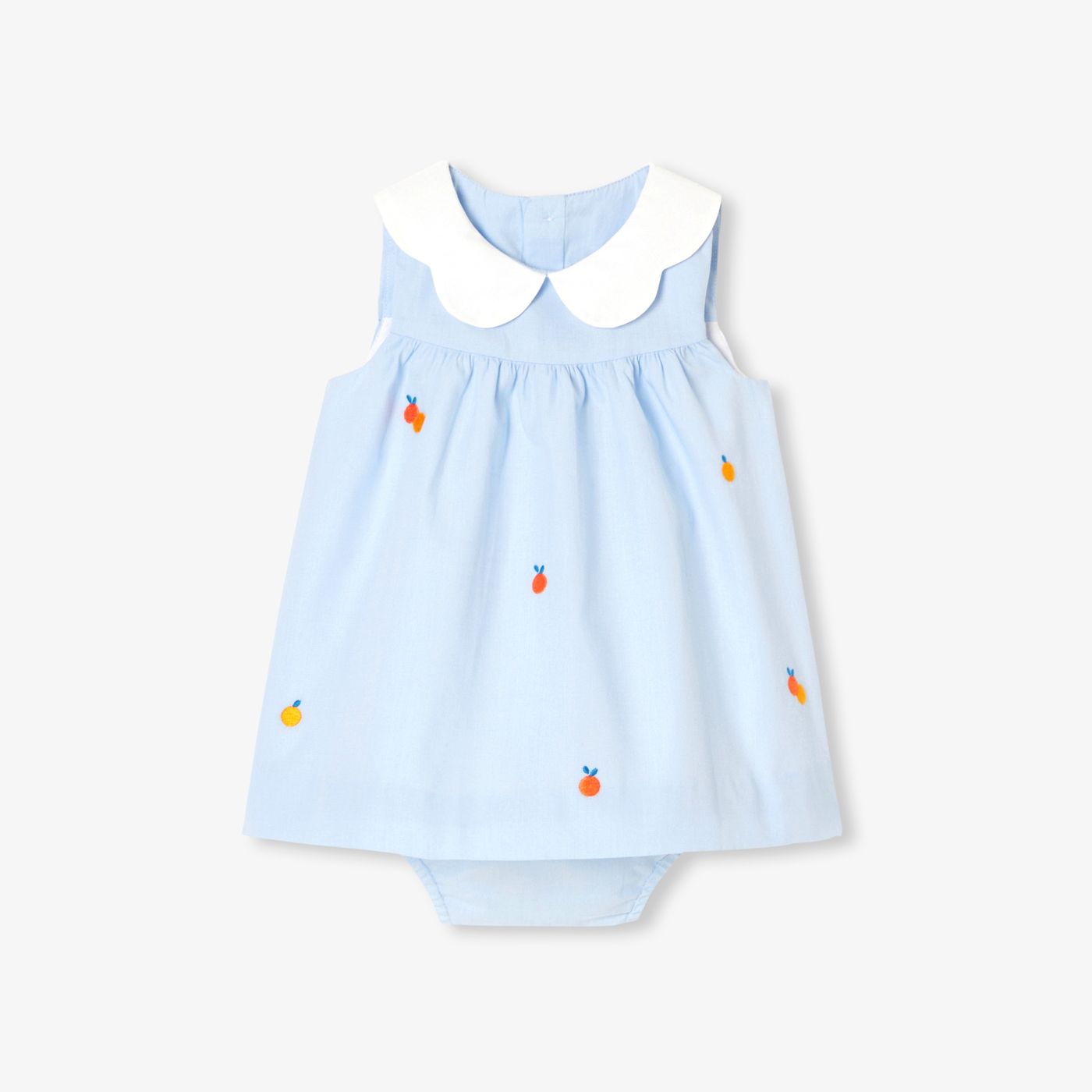Robe Bapteme Robe Bebe Jacadi Robe Bébé Fille En Fil à Fil Bleu